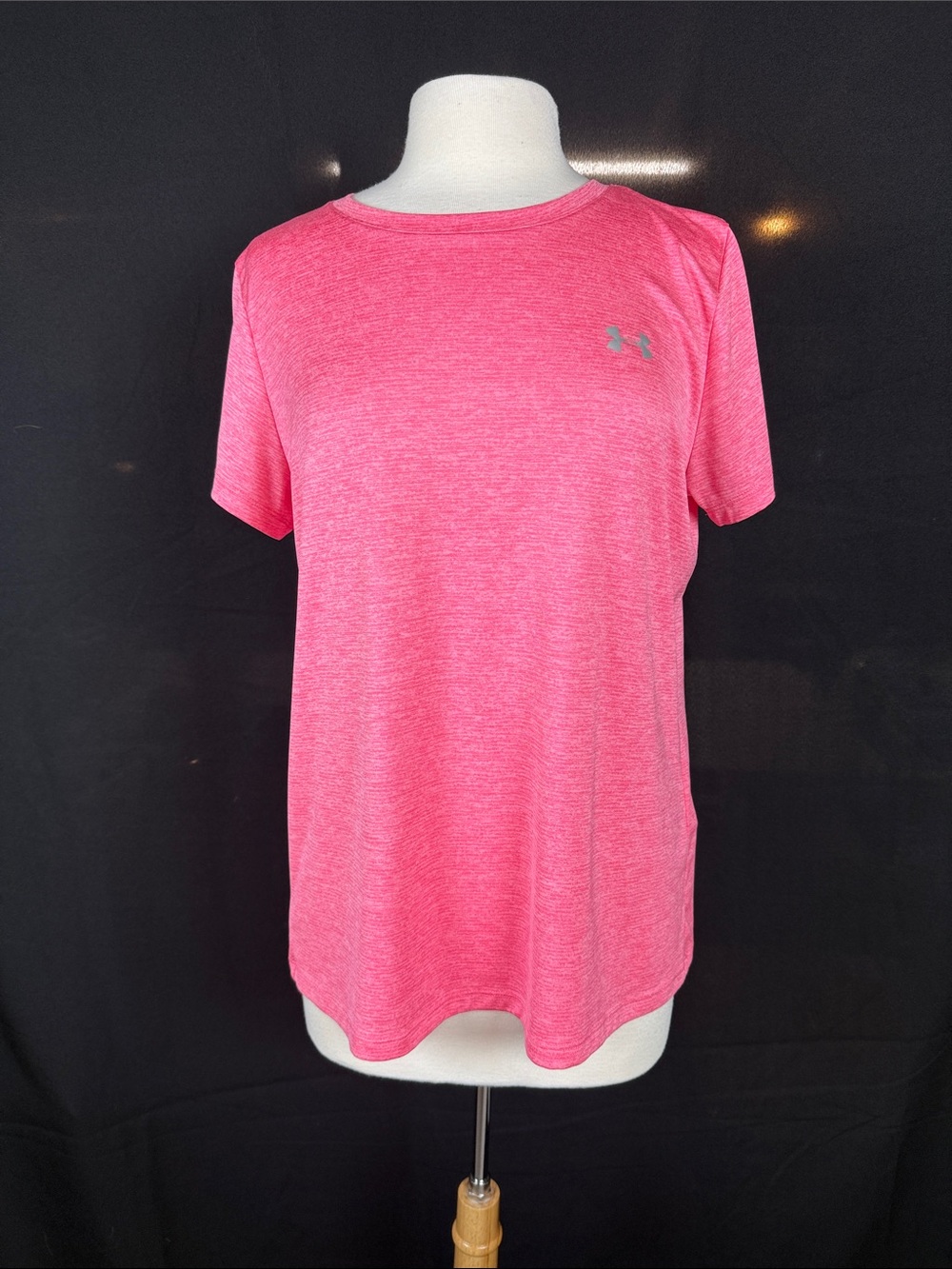Under Armour Tech Super Pink Short Sleeve Performance Tee